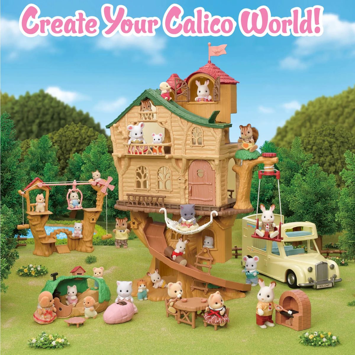 Baby Ropeway Park Dollhouse Playset J946796