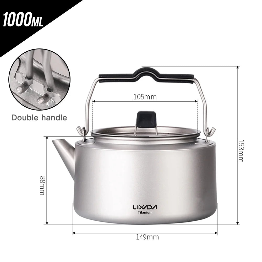 600ml Titanium Tea Pot Kettle U86067