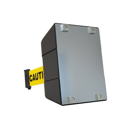 Black Magnetic Retractable Belt Barrier D3035