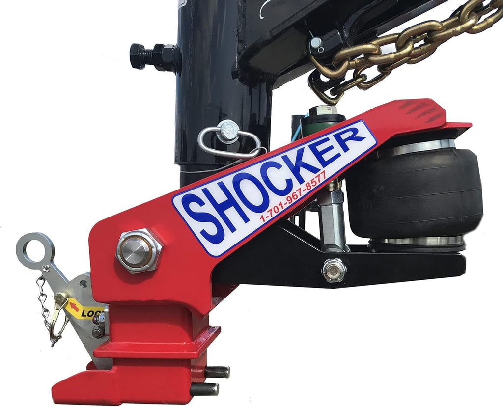 Gooseneck Air Hitch & Coupler, Round 4" Angled Pin 30K Coupler 9" Offset L48268