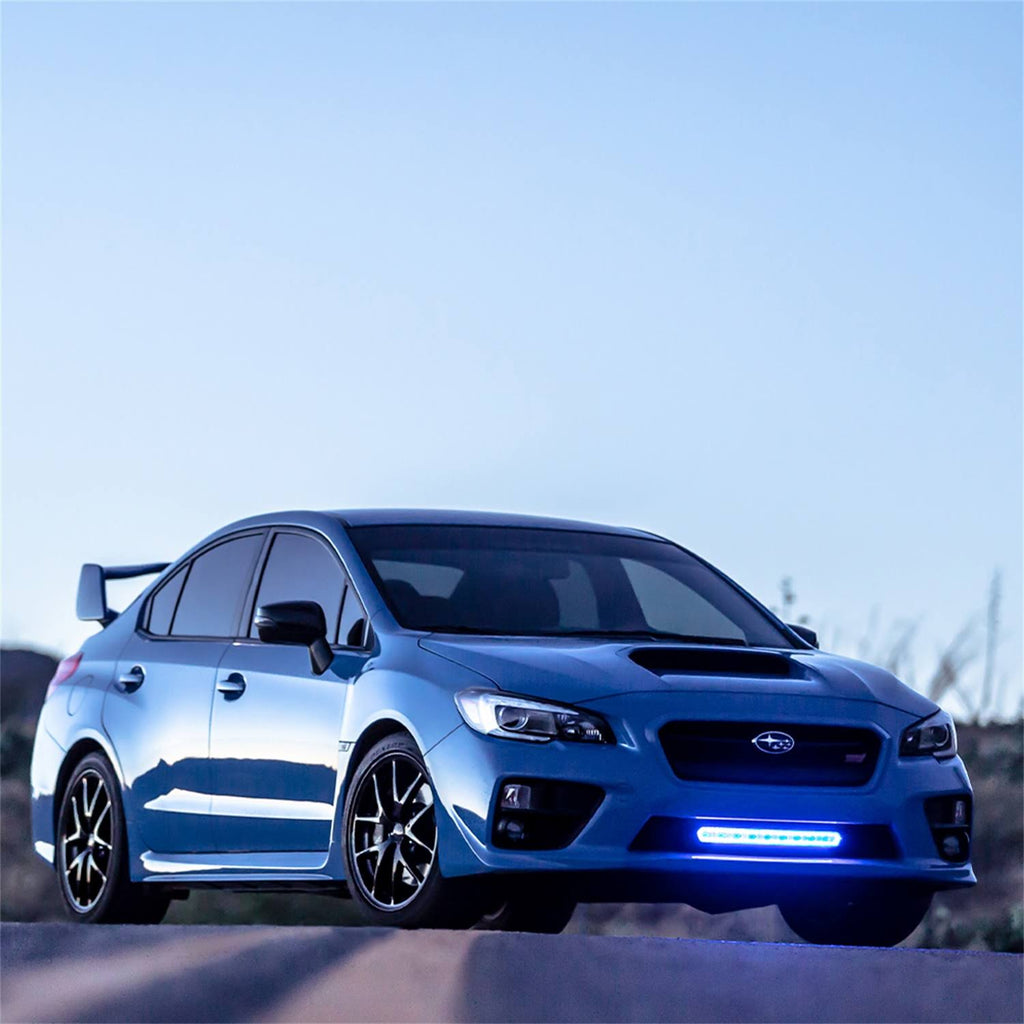 20 inch LED Light Bar Black Blue Halo Off Road R10665