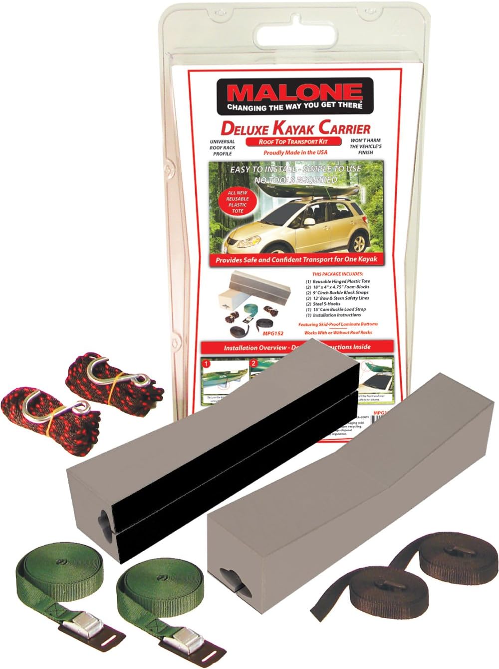 Foam Block Kayak Carrier Kit Pack of 2 O59911