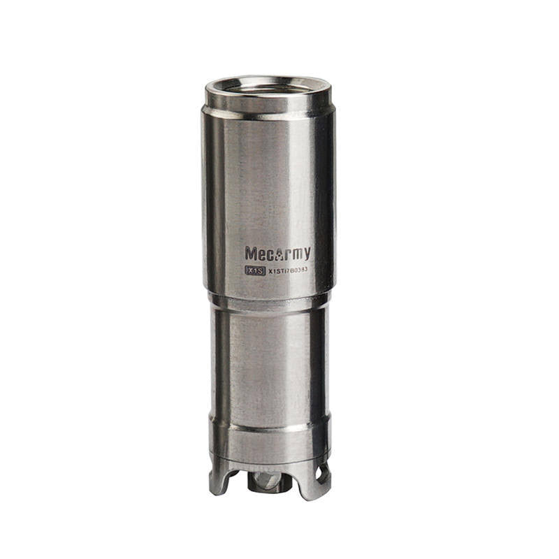 Mini Rechargeable Titanium Keychain Flashlight J7430