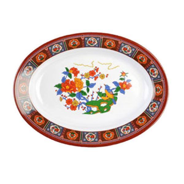 Peacock Oval Platter W727081