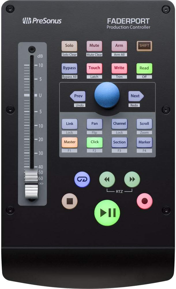 Single-Fader USB Control Surface with Footswitch, Fastener Straps & USB Extension Cable Bundle N282