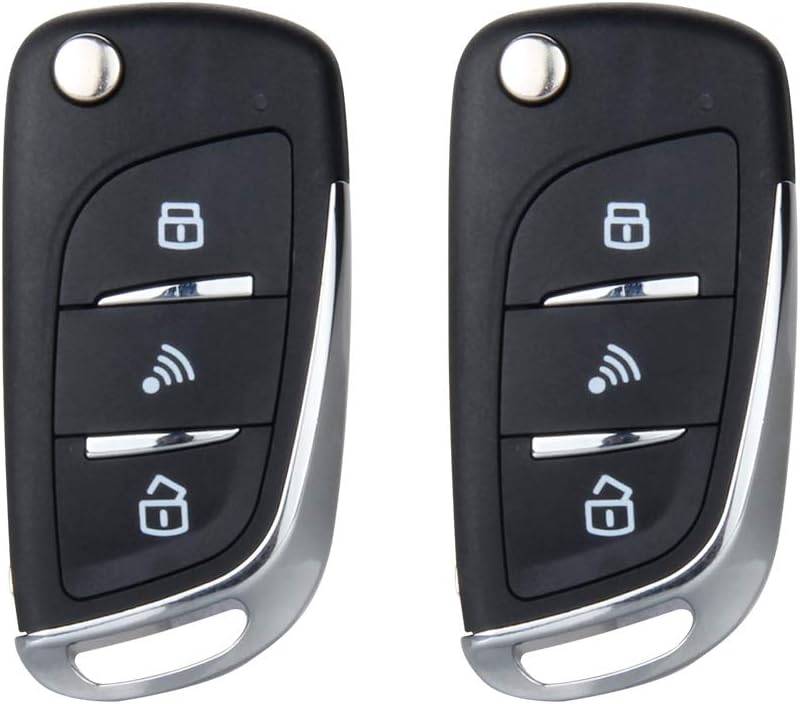 PKE Passive Keyless Entry Car Alarm System Push Start Button Remote Start Starter DC12V I537765