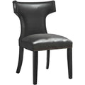 Black Vinyl Dining Chair G73775