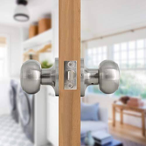 Brushed Nickel Passage Door Knobs N585330