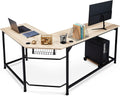 L Shaped Computer Desk with Tower Stand D8637