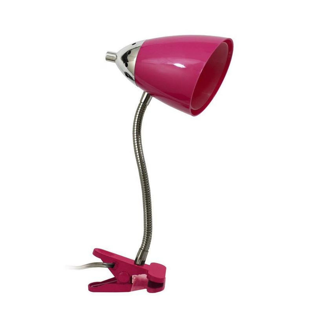Pink Flexible Gooseneck Clip Desk Lamp V619754