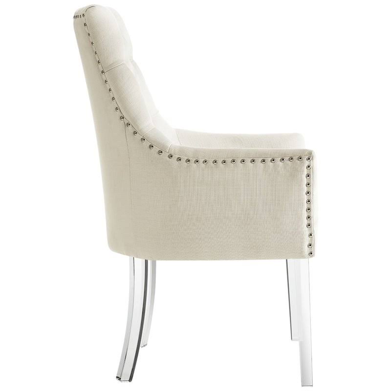 Cream White Dining Chair Set of 2 M493