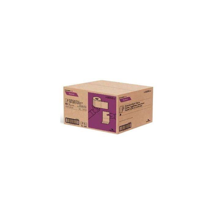 2-Ply White Bath Tissue, 550/Roll, 80/Carton Y584