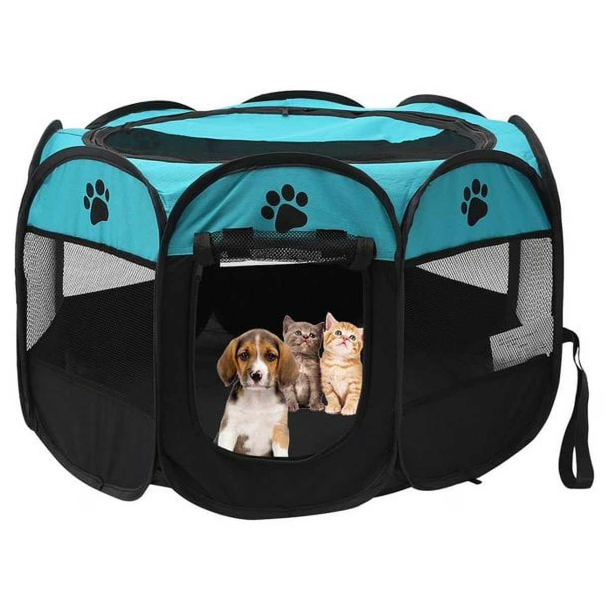 Portable Puppy Pet Tent Play Pen Folding Kennel O56286