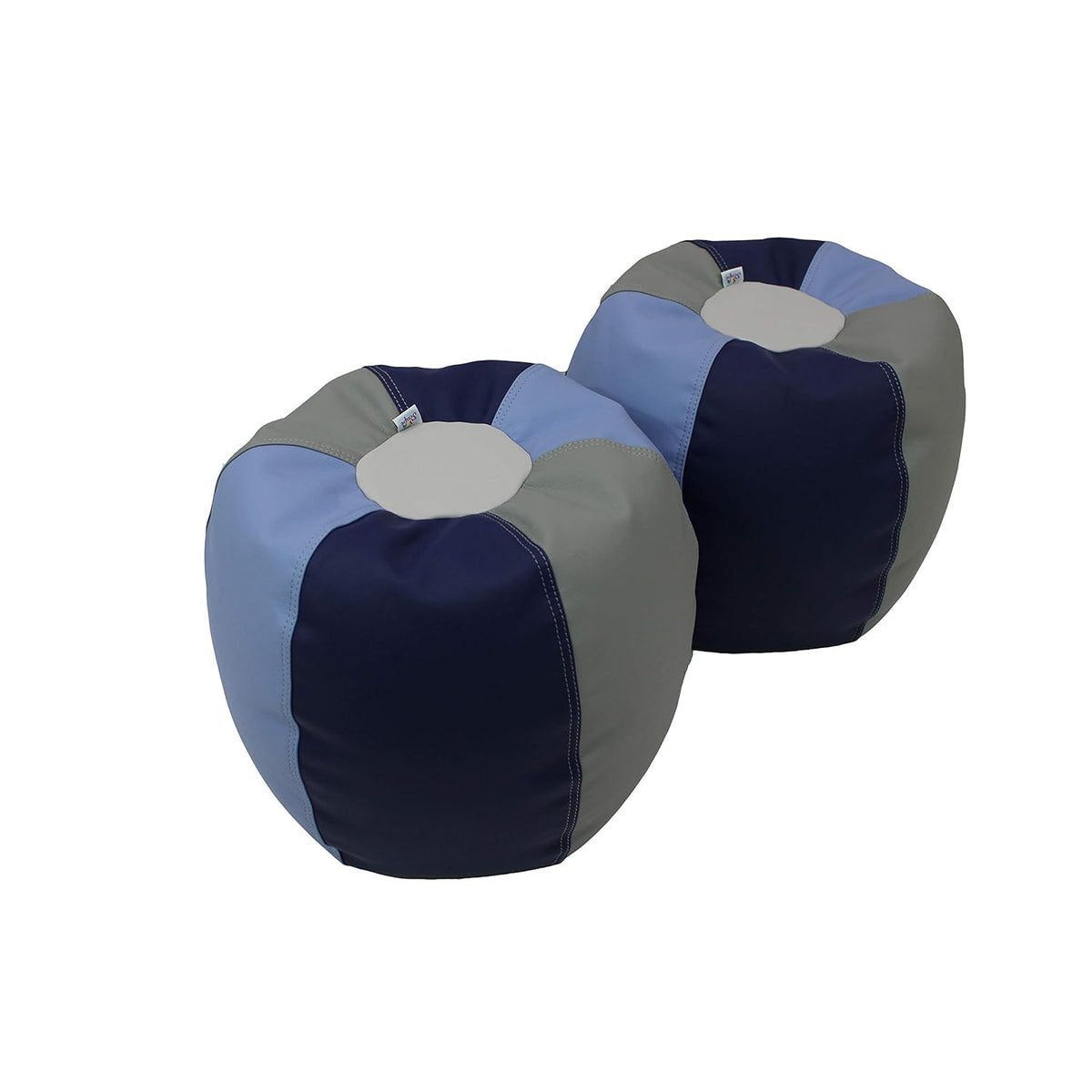 12 inch Puffs Bean Seating Set 2-Pack Purple G640751