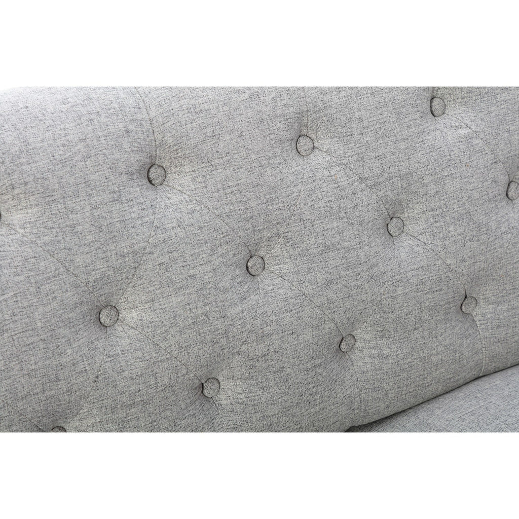 Grey Linen Tufted Sofa Bed K2947