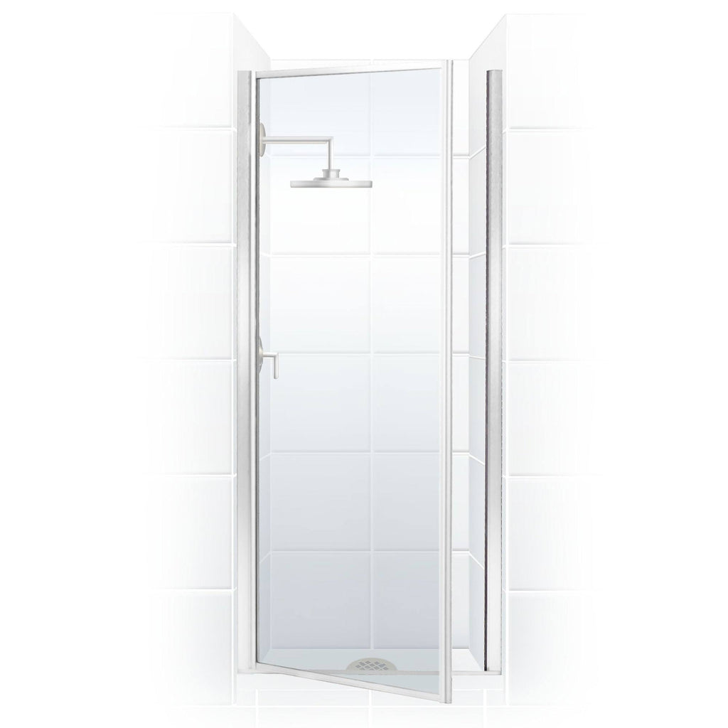 30x22 x 68x22 Framed Hinge Shower Door Chrome Z20481
