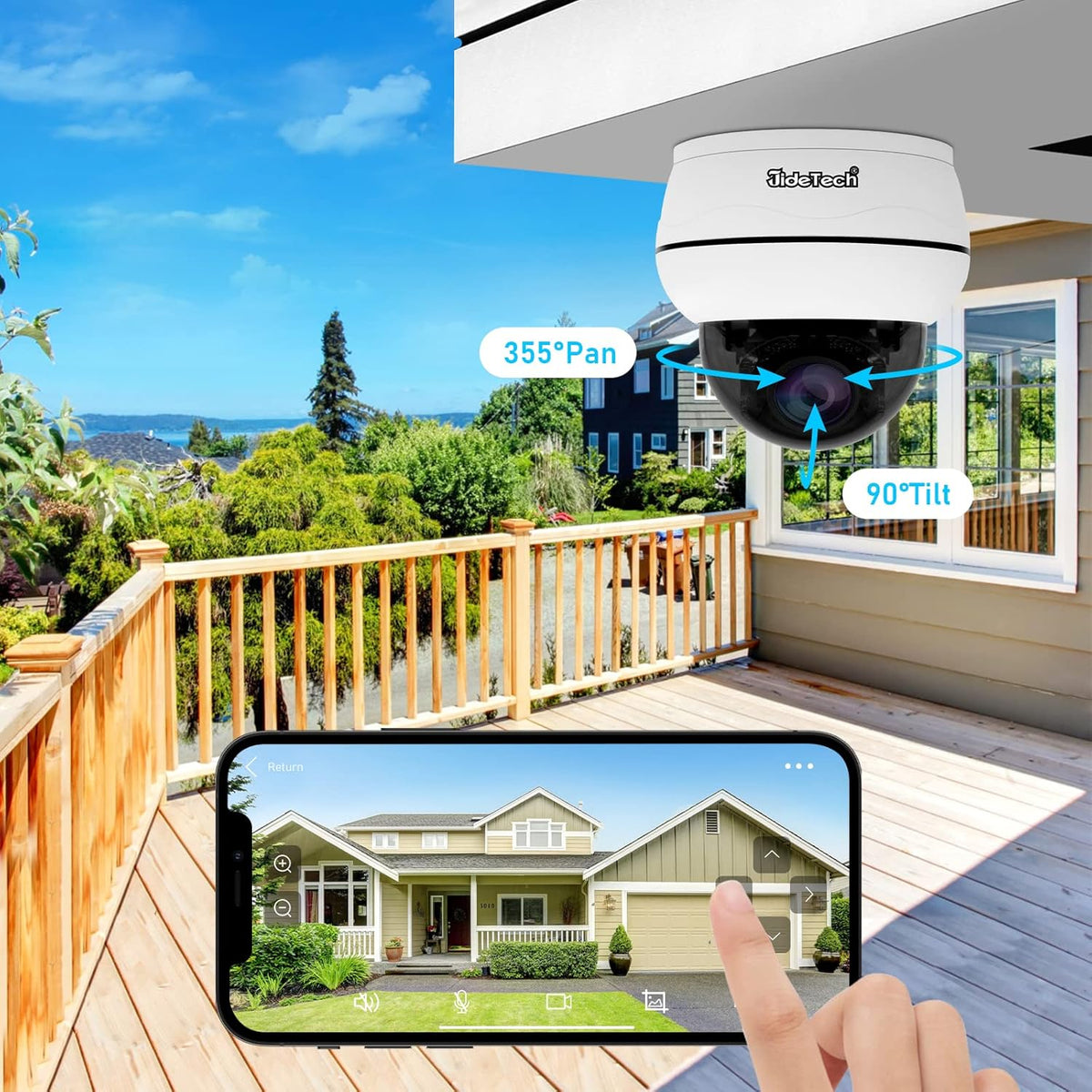 4K PTZ POE IP Dome Camera with 5X Optical Zoom M292059