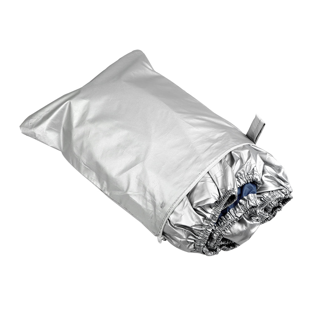 Waterproof Heavy Duty Silver Reflective 300D Oxford Fabric Boat Cover Q96766