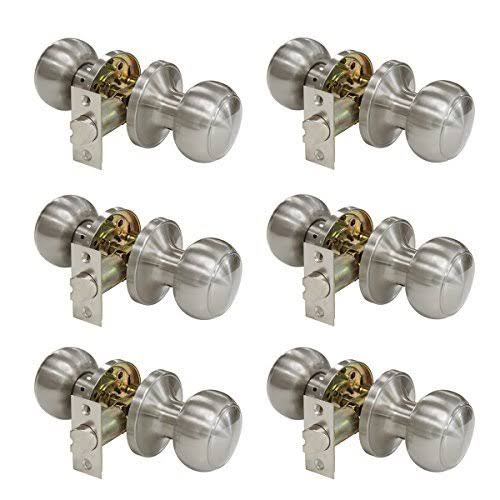 Brushed Nickel Passage Door Knobs N585330